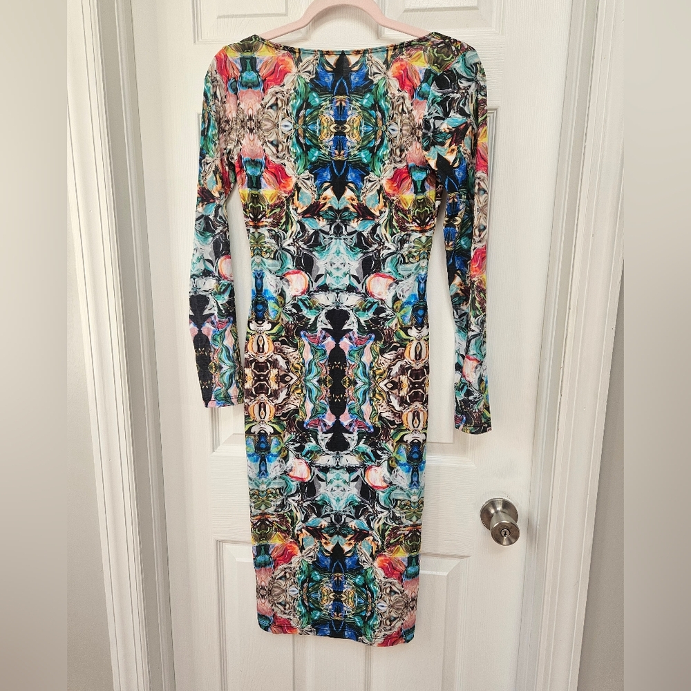 ASOS Patterned Dress, Size 6 - Picture 2 of 6